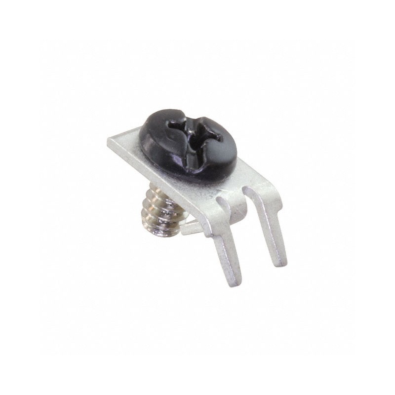 1 pcs : 8185-3 - 45 SCREW TERMINAL W/ BLACK SCREW