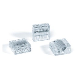 1 pcs : 148-90038 - WIRE CONN PUSH 4PORT CLR