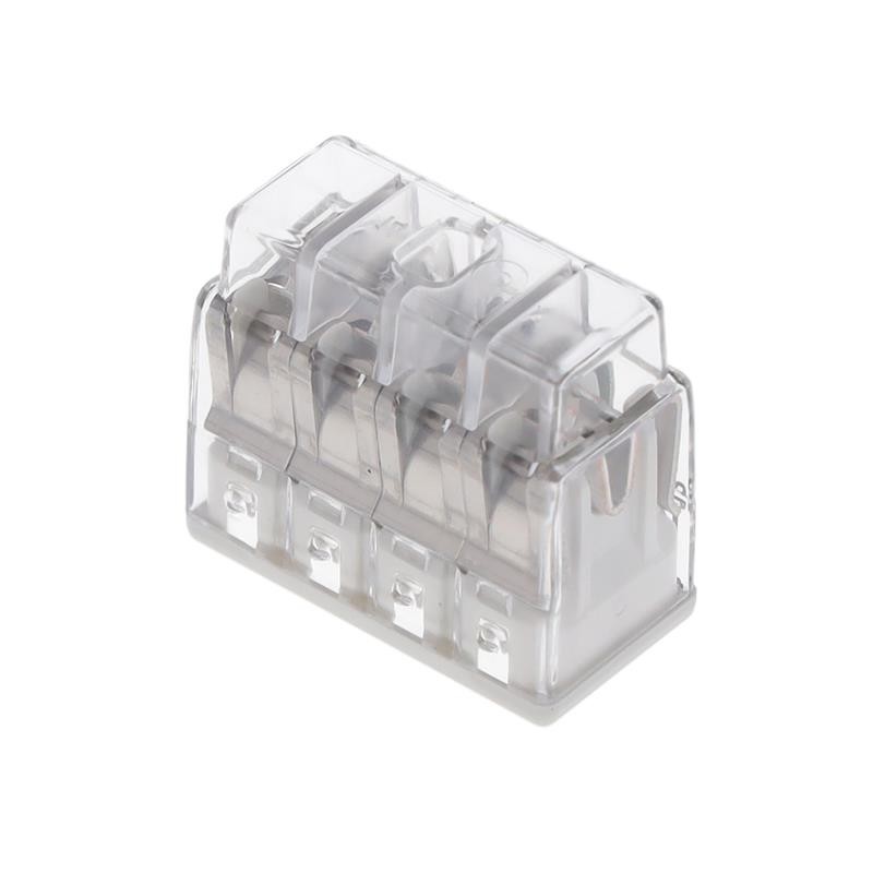 1 pcs : 2773-408/VE00-2500 - PUSHWIRE SPLICING CONNECTOR 8-