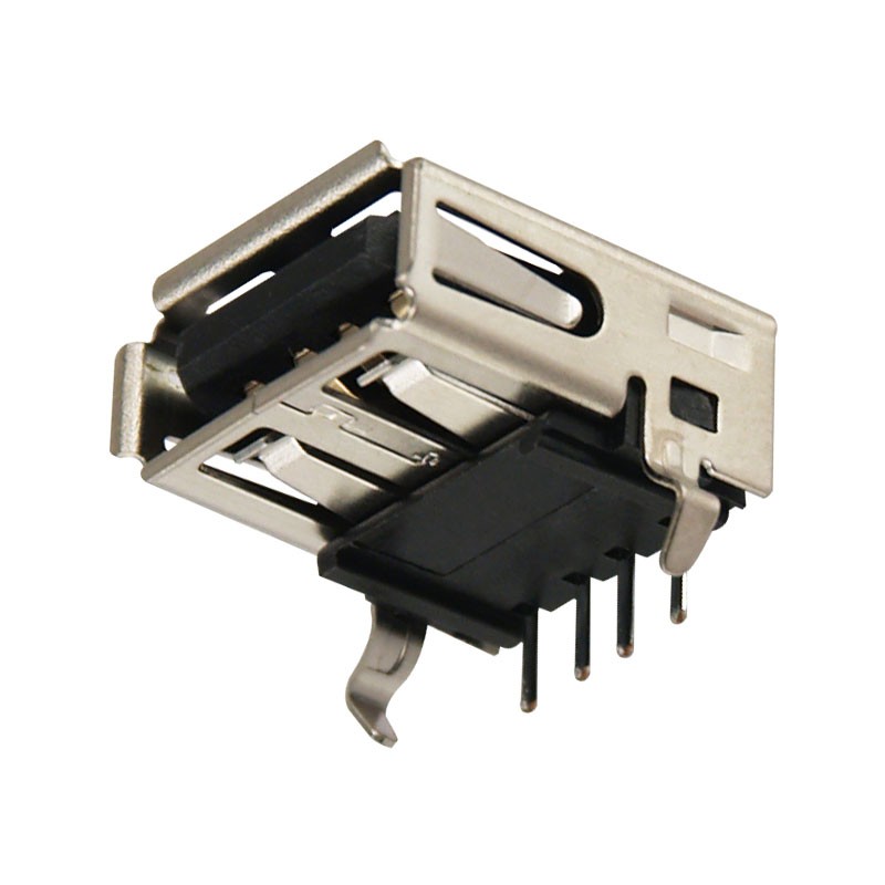 1 pcs : KUSBX-AS1N-B - CONN RCPT USB TYPE A R/A