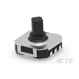 10 pcs - Black Cap Tactile Switch, Single Pole Five Throw 50mA 3mm Surface Mount