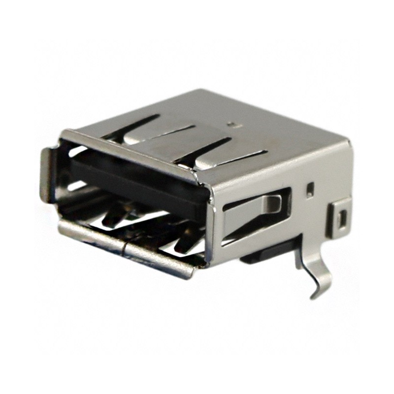 1 pcs : USB-A1HSB6 - CONN RCPT TYPEA 4POS R/A