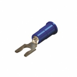 1 pcs : 8266 - CONN SPADE TERM 14-16AWG 6 BLU