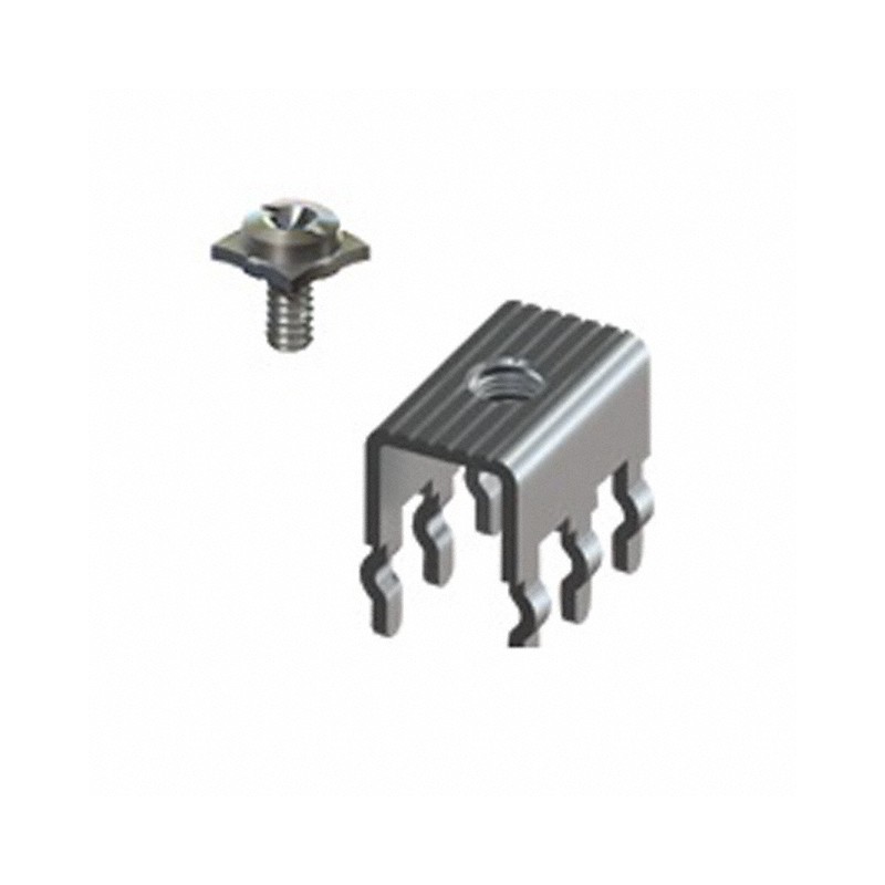 1 pcs : 8197-SEMS - TERM SCREW 6-32 6 PIN PCB