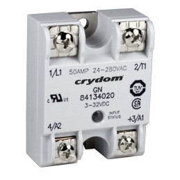 1 pcs - Sensata / Crydom GN Series Solid State Relay, 125 A rms Load, Panel Mount, 660 V ac Load, 32 V dc Control