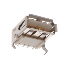 1 pcs : KUSBX-SMT-AS1N-W30 - SMT USB A-TYPE RECEPTACLE WHITE