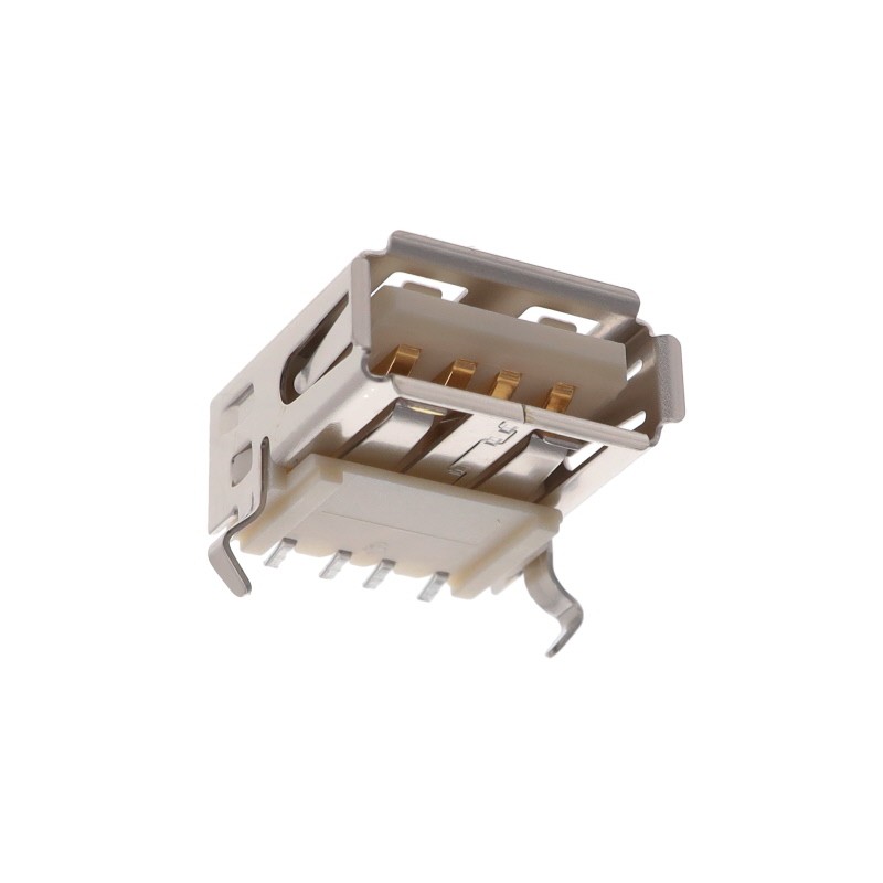 1 pcs : KUSBX-SMT-AS1N-W30 - SMT USB A-TYPE RECEPTACLE WHITE