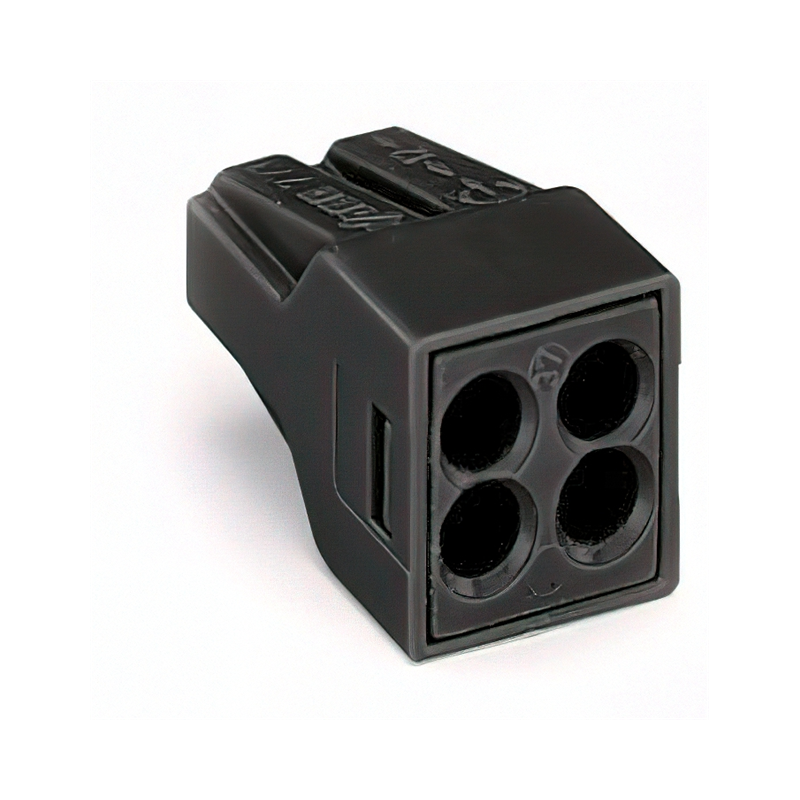 1 pcs : 773-514 - PUSH WIRE CONNECTOR 4-CONDUCTOR