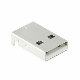 1 pcs : 931 - CONN PLUG USB2.0 TYPEA 4P SMD RA