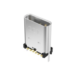 1 pcs : USB4175-GF-0230-C - USB TYPE C RECEPTACLE 6PIN VERT