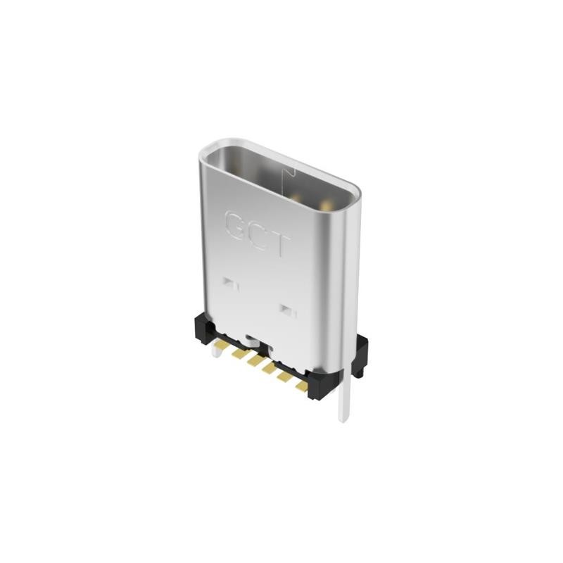 1 pcs : USB4175-GF-0230-C - USB TYPE C RECEPTACLE 6PIN VERT