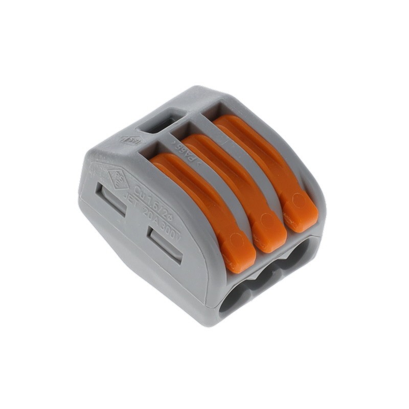 1 pcs : 222-413/VE00-2500 - SPLICE LEVER 28-12 AWG 3POS