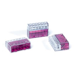 1 pcs : 148-90040 - WIRE CONN PUSH 6PORT VIO