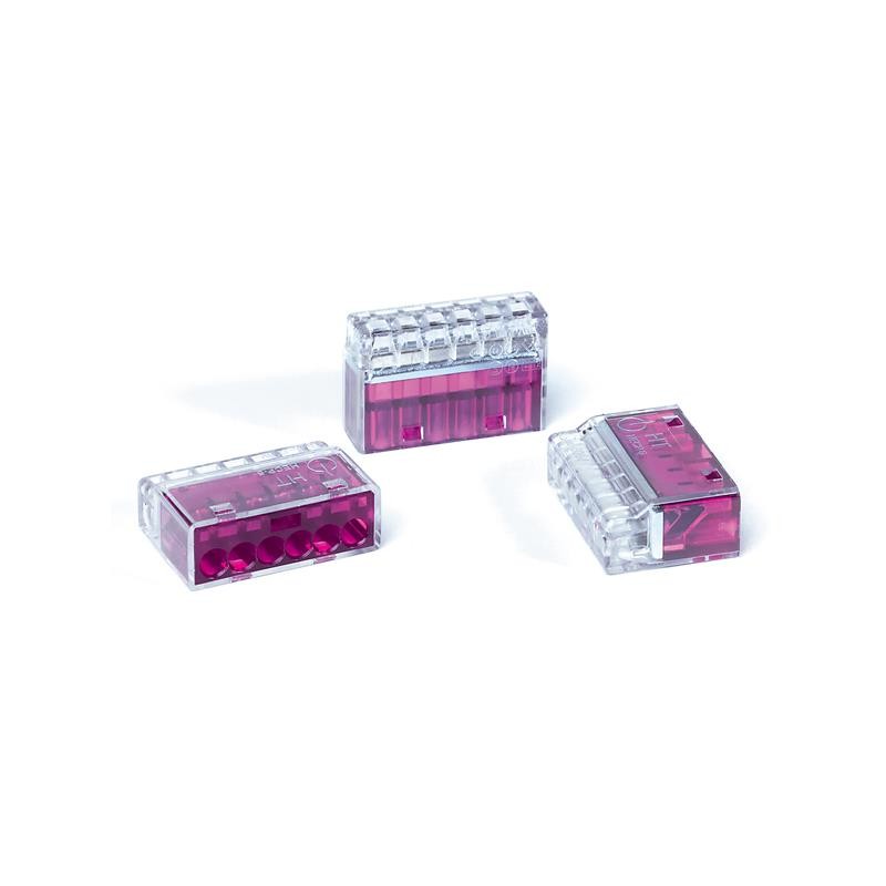 1 pcs : 148-90052 - WIRE CONN PUSH 6PORT VIO