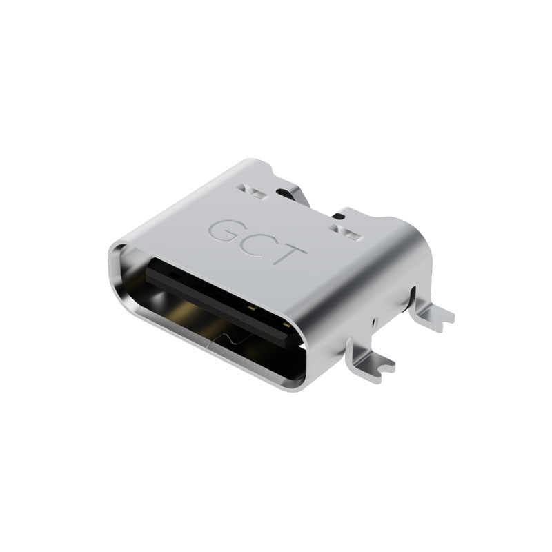 1 pcs : USB4135-GF-A - USB C REC GF RA 6P SMT & SMT SHE