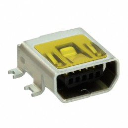 1 pcs : 1775051-1 - CONN RCPT USB2.0 MINI AB SMD R/A