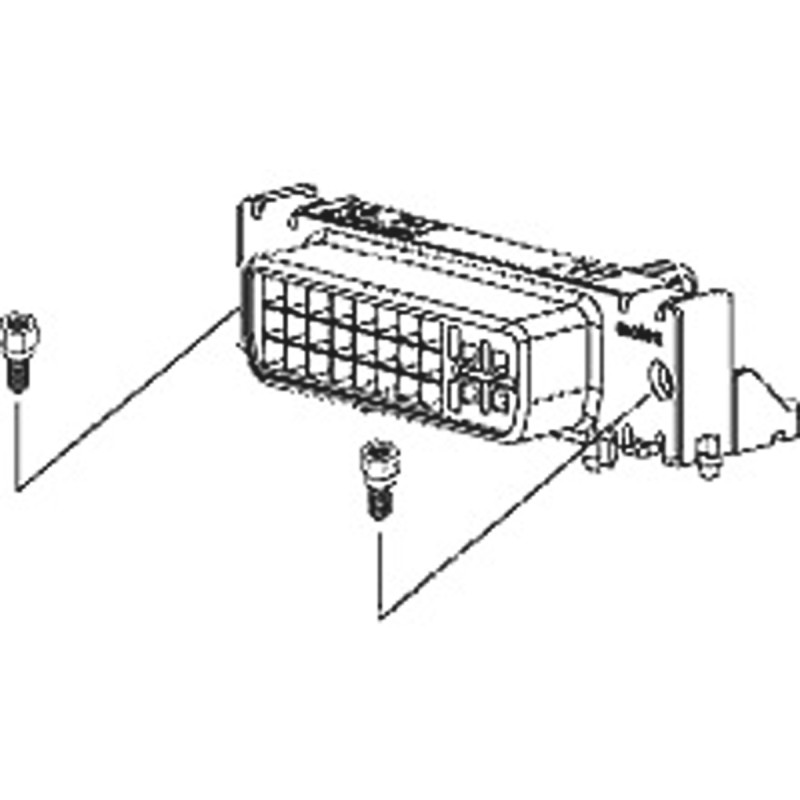 1 pcs - Female Right Angle DVI Connector 29 Way 3A 40 V ac