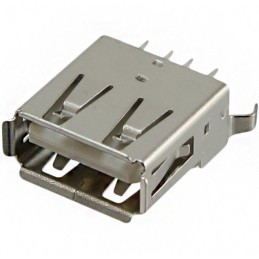 1 pcs : USB-A1VSW6 - CONN RCPT TYPEA 4POS VERT