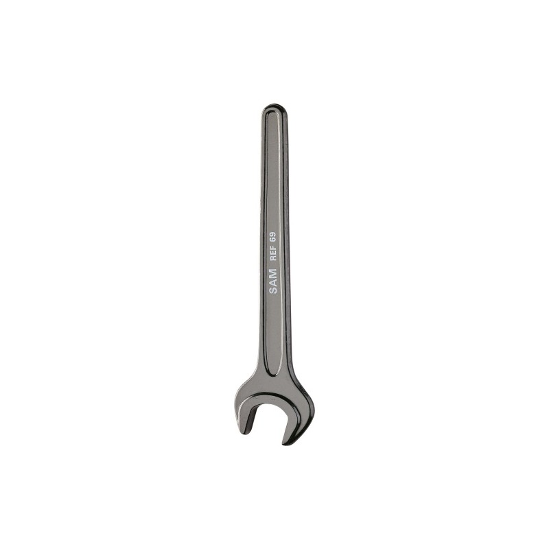 1 pcs - SAM Single Ended Open Spanner, 7mm, Metric, 77 mm Overall, No