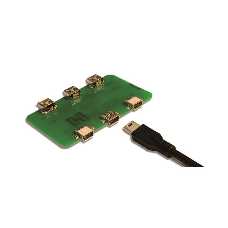 1 pcs : UX60SC-MB-5ST(84) - CONN RCPT USB2.0 MINI B SMD R/A