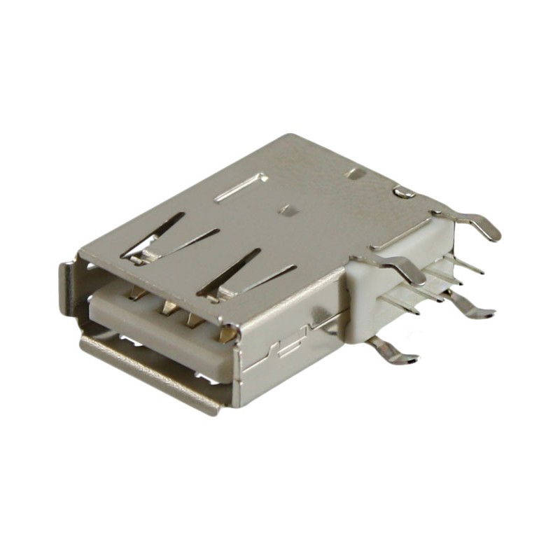 1 pcs : USB-A1SSW6 - CONN RCPT TYPEA 4POS R/A
