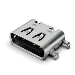 1 pcs : USB4500-03-1-A - USB C REC 16P 3U' MID MNT 0.8MM