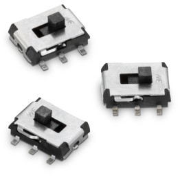 2 pcs - Wurth Elektronik Surface Mount Slide Switch DPDT (On)-(On) 300 mA Slide