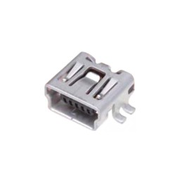 1 pcs : UX60SC-MB-5ST - CONN RCPT USB2.0 MINI B SMD R/A
