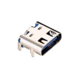 1 pcs : JACK-USBC-163SMT-4BLS1735 - USB TYPE C JACK IPX7 SMT