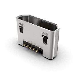 1 pcs : USB3190-GF-C - MICRO B SKT VERT MID MOUNT H3.9