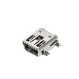 1 pcs : MUSB-05-F-B-SM-A-K-TR - CONN RCPT USB2.0 MINI B SMD R/A