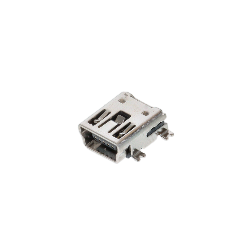 1 pcs : MUSB-05-F-B-SM-A-K-TR - CONN RCPT USB2.0 MINI B SMD R/A