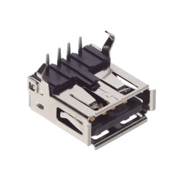 1 pcs : USB-A-S-F-B-TH-R - USB 2.0 INTERFACE, TYPE A