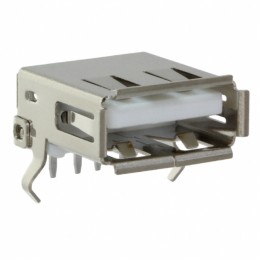 1 pcs : USB-A-S-F-W-TH - CONN RCPT USB2.0 TYPEA 4POS R/A