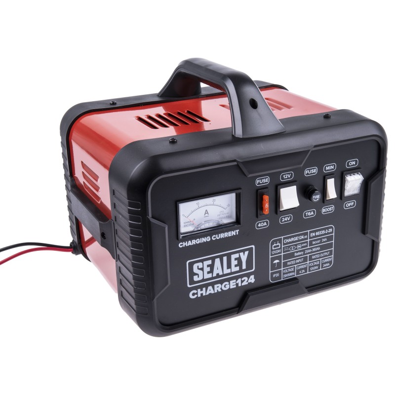 1 pcs - RS PRO Battery Charger For Lead Acid 12V 28A with UK plug