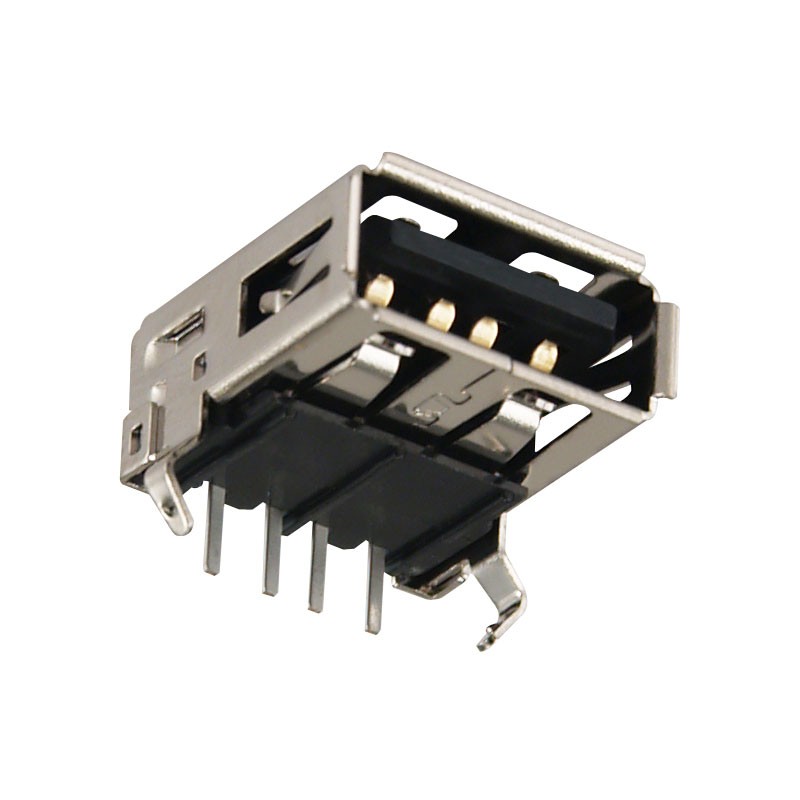 1 pcs : KUSBEX-ASFS1N-B - CONN RCPT USB2.0 TYPEA 4POS VERT