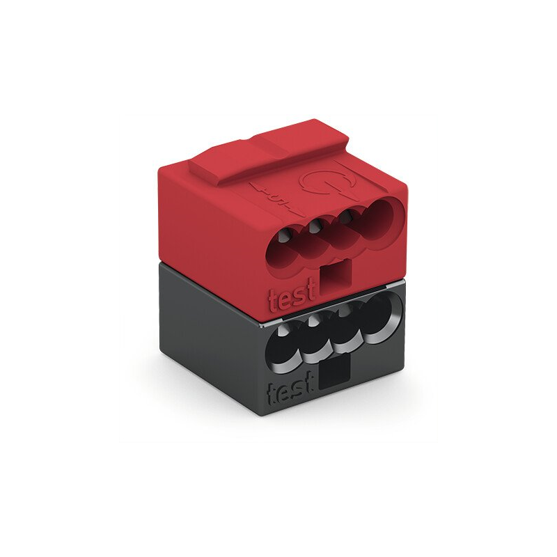 1 pcs : 243-211 - MICRO PUSHWIRE 243 SERIES 4-CON