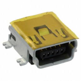 1 pcs : USB-M26FTR - CONN RCPT MINI USB B 5POS SMD RA