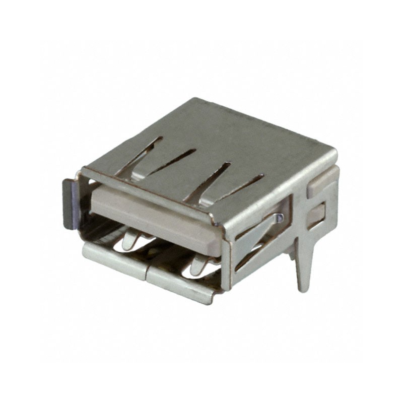 1 pcs : 6364372-2 - CONN RCPT USB2.0 TYPEA 4POS R/A