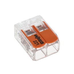 1 pcs : 221-612/VE00-1000 - SPLICE LEVER 10AWG 2POS