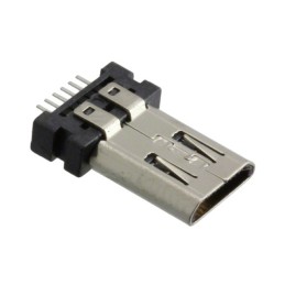 1 pcs : 2129033-1 - CONN PLG MICRO USB B HYBRID VERT