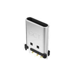 1 pcs : USB4180-03-0120-C - USB-C PLUG, 6 PIN VERT H 11MM S