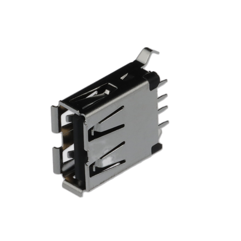 1 pcs : KUSBVX-AS1N-B - CONN RCPT USB2.0 TYPEA 4POS VERT