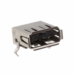 1 pcs : KUSBX-SMT-AS1N-B - CONN RCPT USB2.0 TYPEA 4P SMD RA