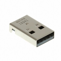 1 pcs : 0480372100 - CONN PLUG USB2.0 TYPEA 4P SMD RA