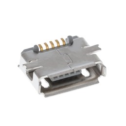 1 pcs : KMMX-ABSMT5SG-30TR - CONN RCPT USB MICRO AB SMD RA