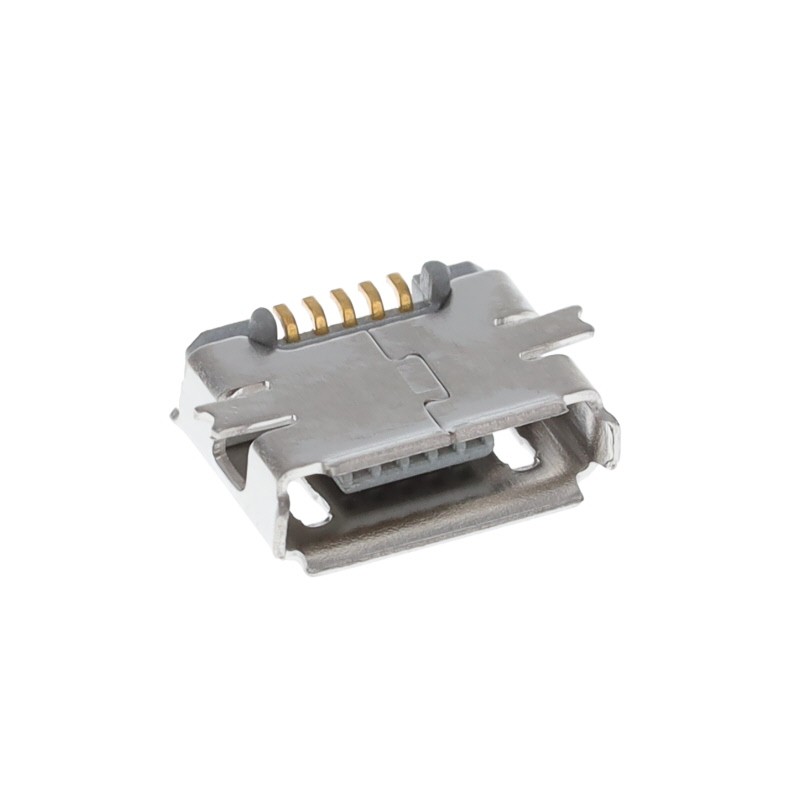 1 pcs : KMMX-ABSMT5SG-30TR - CONN RCPT USB MICRO AB SMD RA