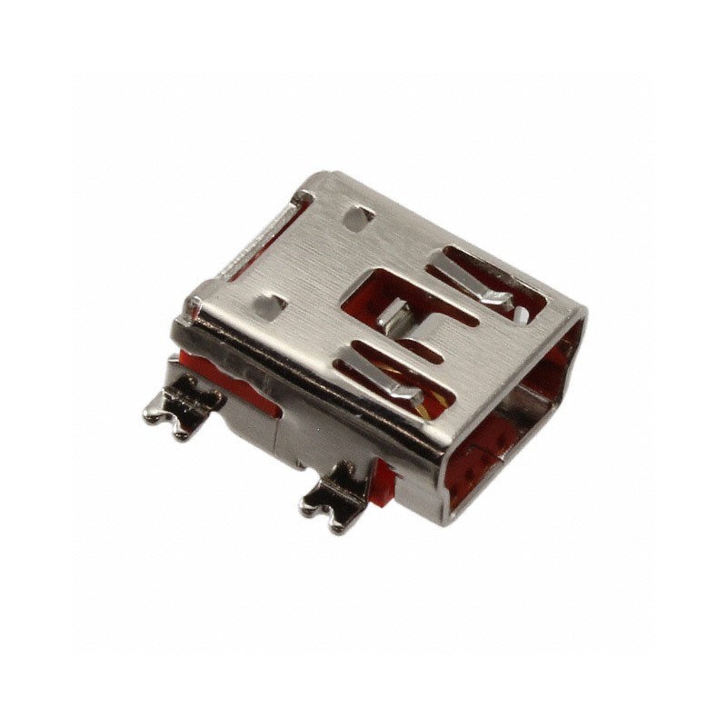 1 pcs : MUSBR-05-S-O-B-SM-A - CONN RCPT USB2.0 MINI B SMD R/A