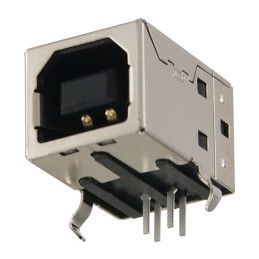 1 pcs : KUSBEX-BSFS1N-B - CONN RCPT USB2.0 TYPEB 4POS R/A