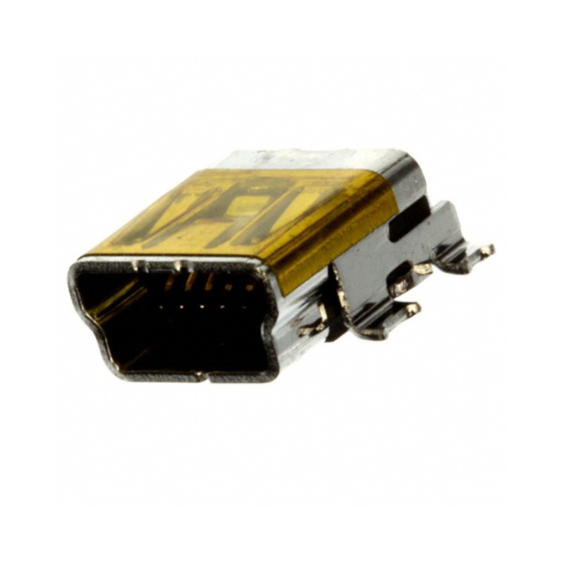 1 pcs : 0675031020 - CONN RCPT USB2.0 MINI B SMD R/A